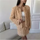 Fringe Jacket Set for Women Elegant Short Top and Skirt Casual Autumn Winter Fashion