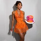 Summer Womens Jumpsuit Sexy Off Shoulder Backless Fashionable Sequins Party or Night Out Wholesale Available