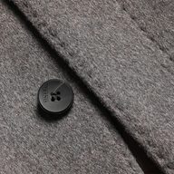Mens Wool Jacket Thick Double Sided Fabric Stand Collar Insulated with Down Lining Autumn Winter Casual Wear