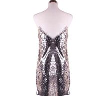 Sleeveless Sequin Mini Dress V Neck Sexy Lightweight Summer Party Wear Wholesale Available