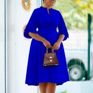 Plus Size A Line Dress Fashionable Wrinkled Design Elegant Style Autumn Winter Collection for Women Wholesale