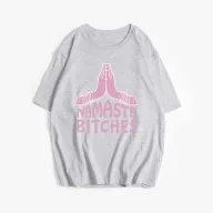 Womens Cotton Graphic T Shirt Loose Fit Short Sleeve Round Neck Summer Casual Wear