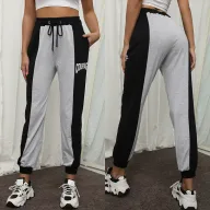 High Waist Straight Leg Casual Pants Printed Design Summer Wear OEM ODM service