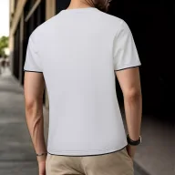 Mens Loose Fit Short Sleeve T Shirt in Solid Colors Breathable Quick Dry Polyester for Summer Casual Sports