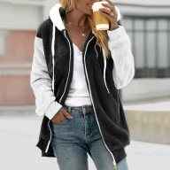 Plaid Loose Cardigan Fashionable Knit Sweater Cozy Fabric Stylish Design Perfect for Fall Winter Ready to Ship