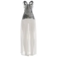 Summer Womens Bodycon Dress Sexy Sheer Strapless High Slit Fitted Design Perfect for Parties and Night Out