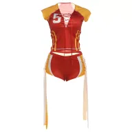 Womens Summer V Neck Cropped T Shirt with Side Ties Casual Sporty Style Available in Blue Red White Wholesale Supply