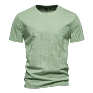 Wholesale Mens T Shirts White Black Light Green Khaki Multiple Sizes OEM ODM Supplier
