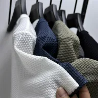 Mens Loose Fit Short Sleeve T Shirt in Solid Wool for Summer in Multiple Colors and Sizes