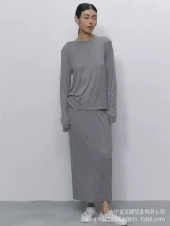 Womens Casual Three Piece Set Loose Long Cardigan with Cami and Mini Skirt Versatile for Spring and Summer Wholesale