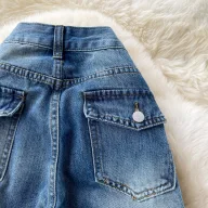 High Waisted Wide Leg Jeans for Women Vintage Style Loose Fit Flared Hem Summer Fashion Wholesale Available