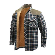 Long Sleeve Cotton Shirt for Men Casual Workwear Available in Red and Blue Sizes M to XXXXL