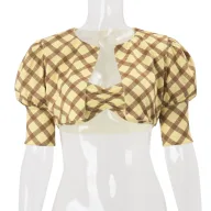 Summer Beach Vacation Cardigan Short Sleeve Reversible Design Two Piece Set Perfect for Resort Wear Wholesale