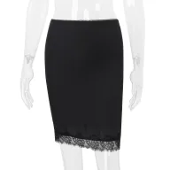 Bodycon Mini Skirt Low Waist Design Sexy Fit for Summer Available in Black Wholesale Sizes S M L bulk order
