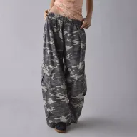 Womens Casual Loose Fit Camouflage Cargo Pants Multi Pocket Design Fall Winter Collection Wholesale Available