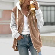 Plaid Loose Cardigan Fashionable Knit Sweater Cozy Fabric Stylish Design Perfect for Fall Winter Ready to Ship