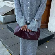 Womens Knitted Polo Sweater Set Solid Color Flare Sleeve Cardigan and Skirt Autumn Winter Fashion