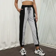 High Waist Straight Leg Casual Pants Printed Design Summer Wear OEM ODM service