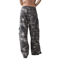 Womens Casual Loose Fit Camouflage Cargo Pants Multi Pocket Design Fall Winter Collection Wholesale Available