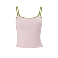 Womens Casual Set Stylish Sleeveless Top and Ruched Bodycon Skirt Spring Fashion Available in Pink and Green Wholesale