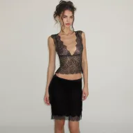 Bodycon Mini Skirt Low Waist Design Sexy Fit for Summer Available in Black Wholesale Sizes S M L bulk order