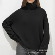 High Neck Loose Knit Sweater Soft Fabric Multiple Colors Autumn Winter Style Ready to Ship Wholesale Available