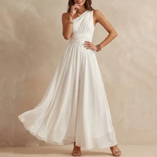 Elegant High Waist Sleeveless Long Dress in Solid Polyester for Parties and Events Available in Multiple Colors and Sizes Elegant High Waist Sleeveless Long Dress in Solid Polyester for Parties and Events Available in Multiple Colors and Sizes