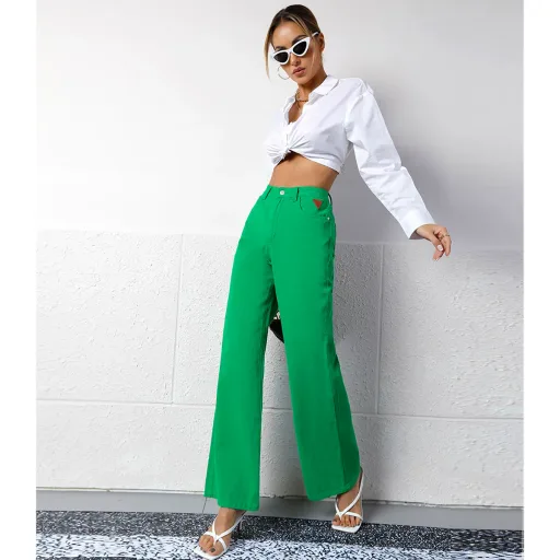 High Waist Wide Leg Jeans for Women Casual Style Available in Multiple Colors and Sizes Wholesale Supply High Waist Wide Leg Jeans for Women Casual Style Available in Multiple Colors and Sizes Wholesale Supply