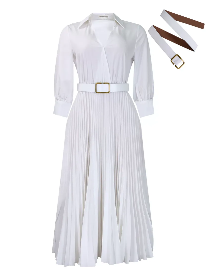 Plus Size Womens Dress Solid Color Elegant Style Available in White Dark Blue Red Wholesale Low MOQ